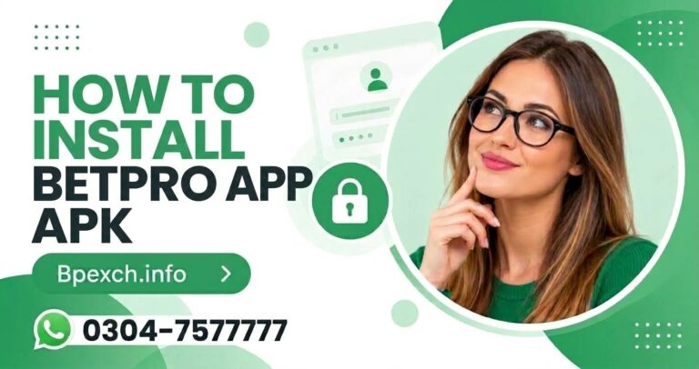 "Step-by-step guide showing how to install the Betpro app on a mobile device"