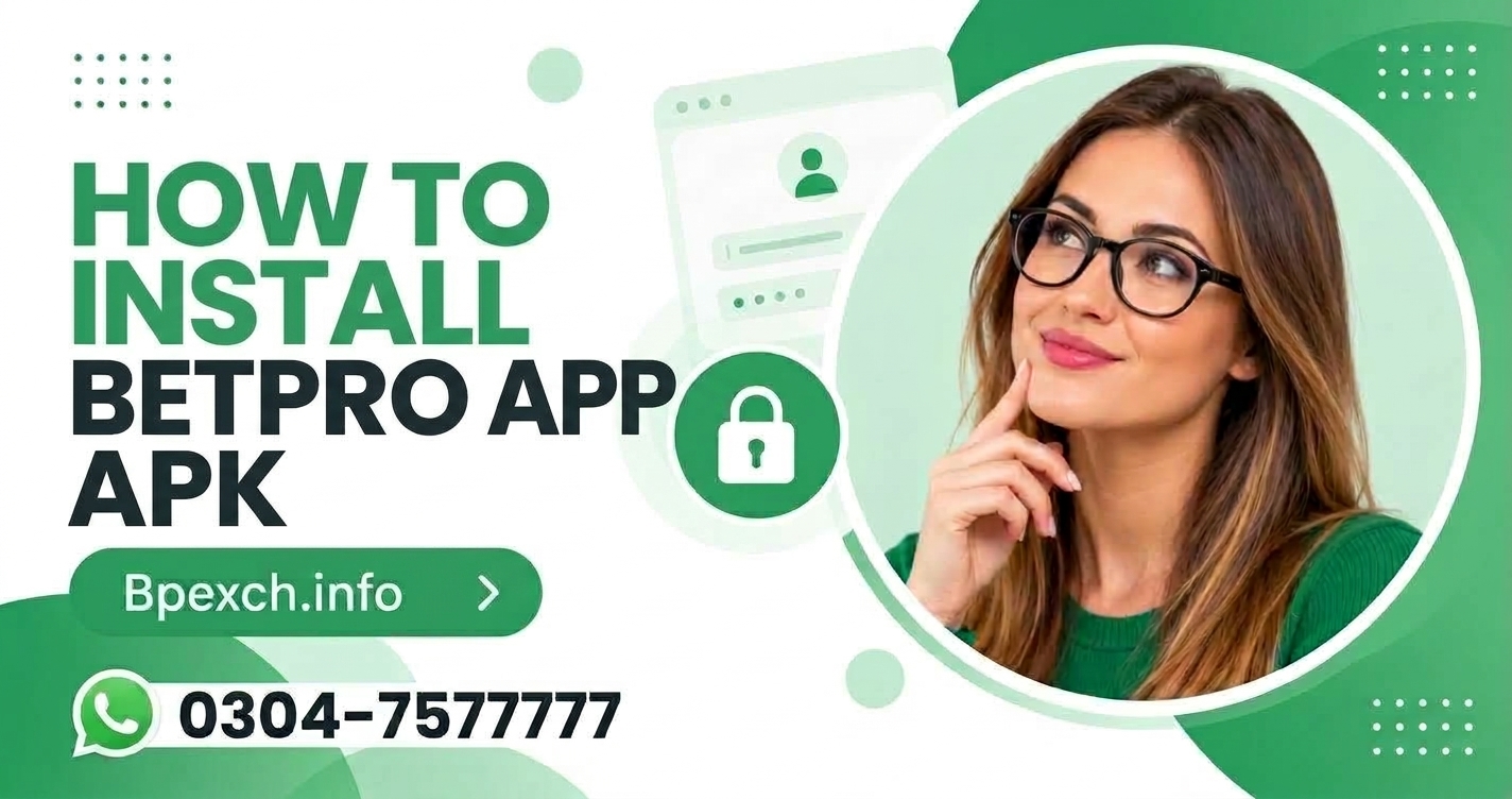 "Step-by-step guide showing how to install the Betpro app on a mobile device"